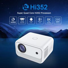 Home Office HD Projector 300 Lumen Electric Focus Projector