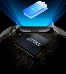 Smart Pedometer With Temperature Measurement Watch