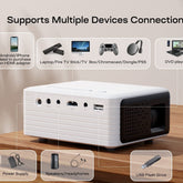 WIFI Wireless Projector Bluetooth 720p HD