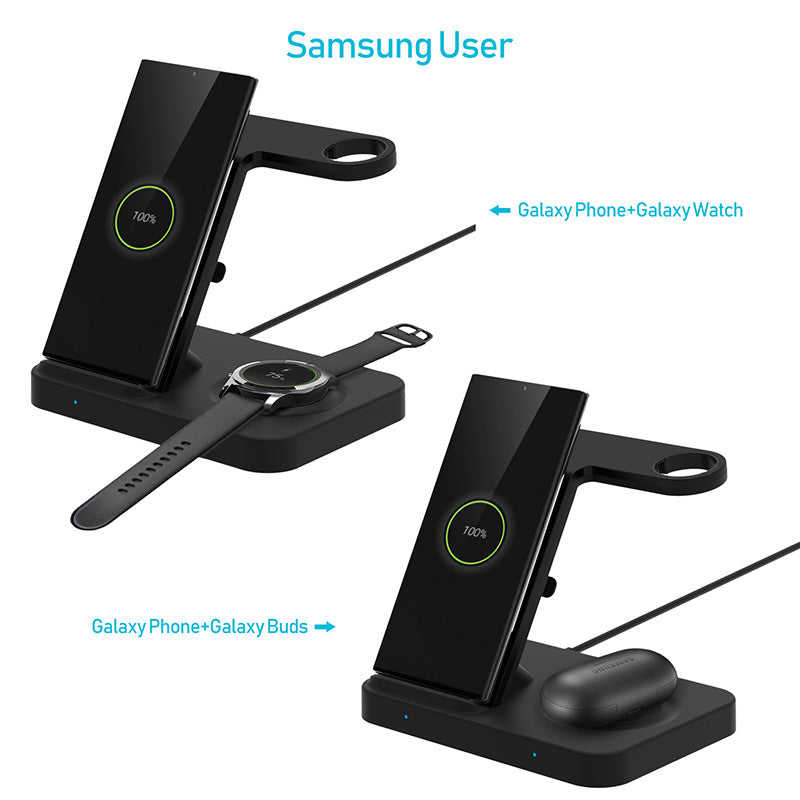 Wireless Charging Fast Charging Three-in-one Vertical Wireless Charger