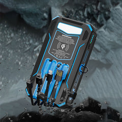 Solar Three Fold Bank Folding Outdoor Portable Large Capacity Mobile Power Supply