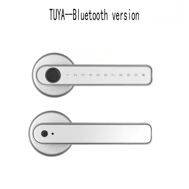 Graffiti Smart Spherical Door Handle Lock Wooden Door Fingerprint Password Lock