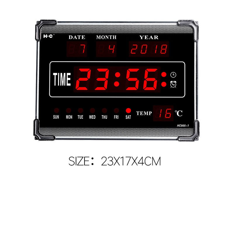 Multifunctional digital desktop alarm clock