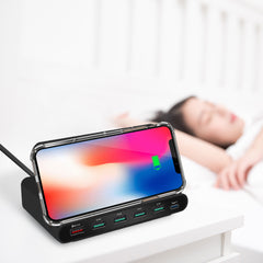 Decorative Picture 60W Six-Port Charger Pd18W Intelligent Multi-Port