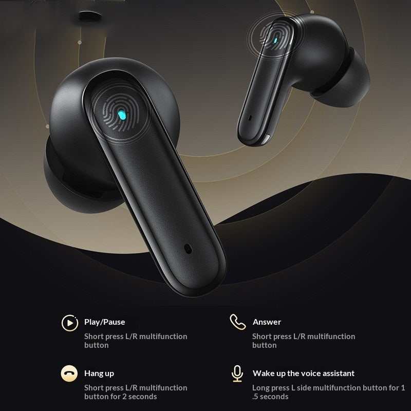 Short-stemmed Semi-in-ear Wireless Bluetooth Earbuds