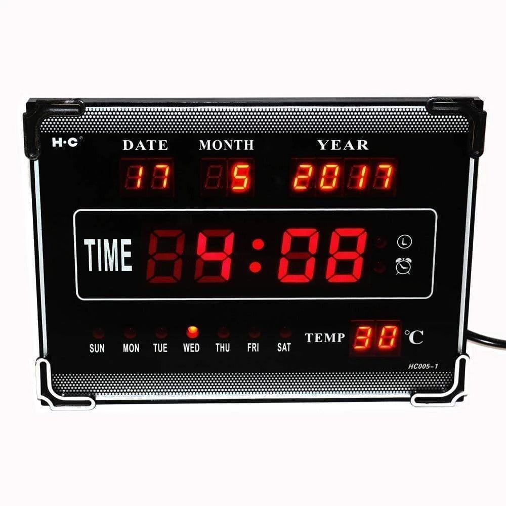 Multifunctional digital desktop alarm clock