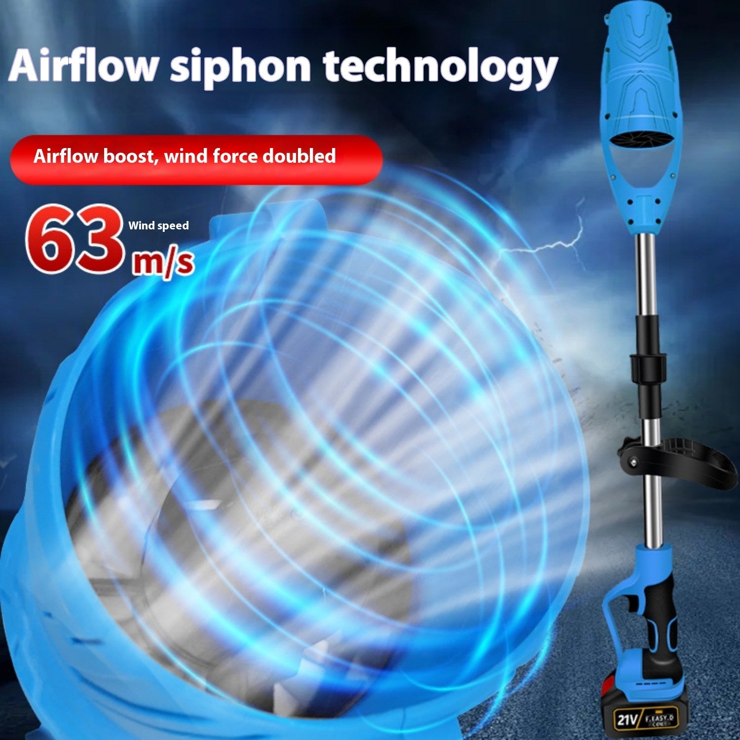 Folding Garden Leaf Blower With High Power