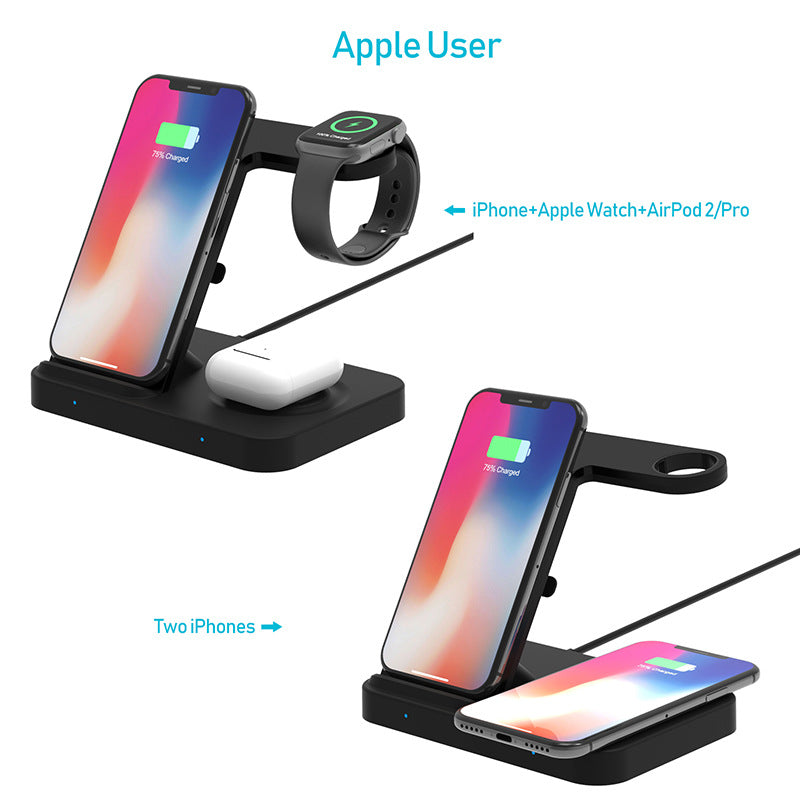 Wireless Charging Fast Charging Three-in-one Vertical Wireless Charger