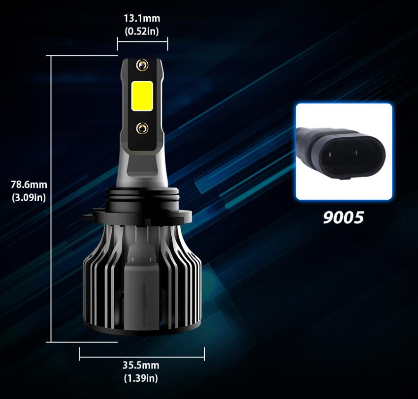 Car LED Headlight Bulbs 6000K Auto Headlamp Kit