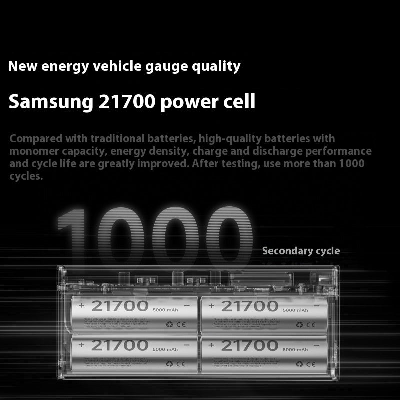 Transparent Mobile Large Capacity Portable Power