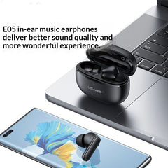 Short-stemmed Semi-in-ear Wireless Bluetooth Earbuds