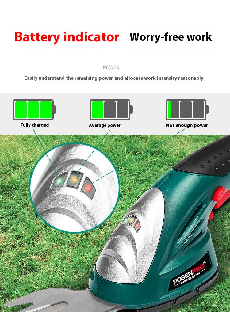 Pruning Shear Multifunctional Hedge Trimmer Electric Lawn Mower