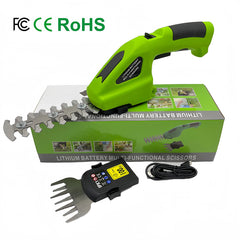 Electric Hedge Shears Dual-purpose Rechargeable Pruning Shear Garden Tools