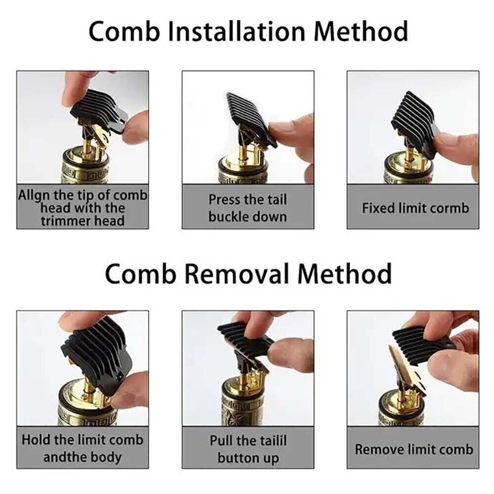 Professional Mens Hair Clippers Shaver Trimmers Machine Cordless Beard Electric