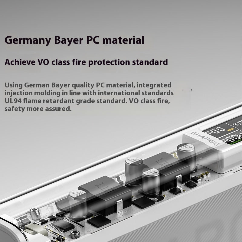 Transparent Mobile Large Capacity Portable Power