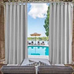 Luxury Outdoor Woolen Curtains With Straps, High-End Blackout Curtains For Living And Bedrooms, Thick And Warm, Home Decor