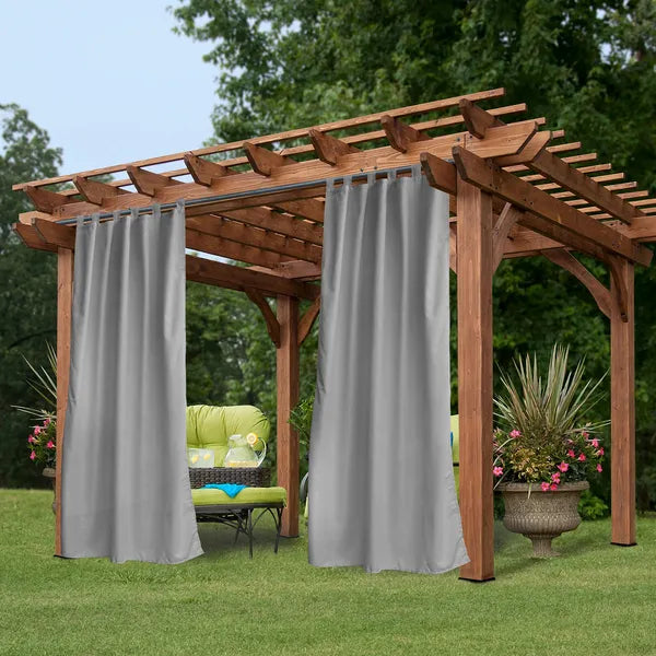 Luxury Outdoor Woolen Curtains With Straps, High-End Blackout Curtains For Living And Bedrooms, Thick And Warm, Home Decor