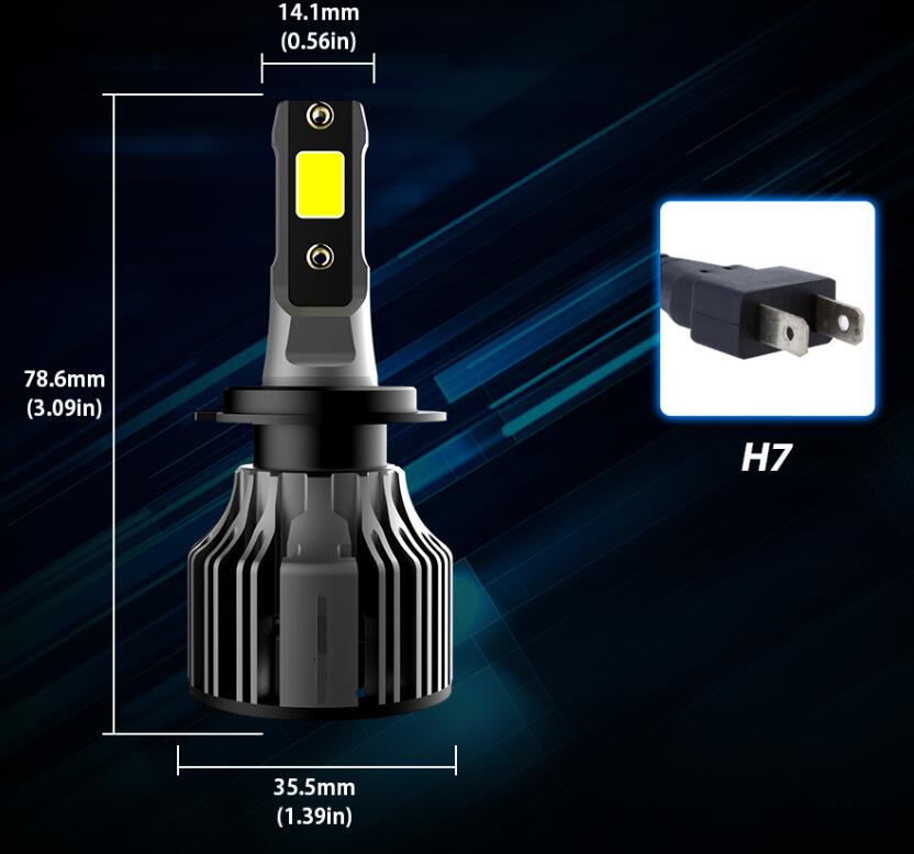 Car LED Headlight Bulbs 6000K Auto Headlamp Kit