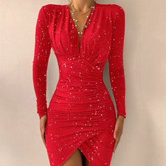 New Printed Slim Dresses For Women