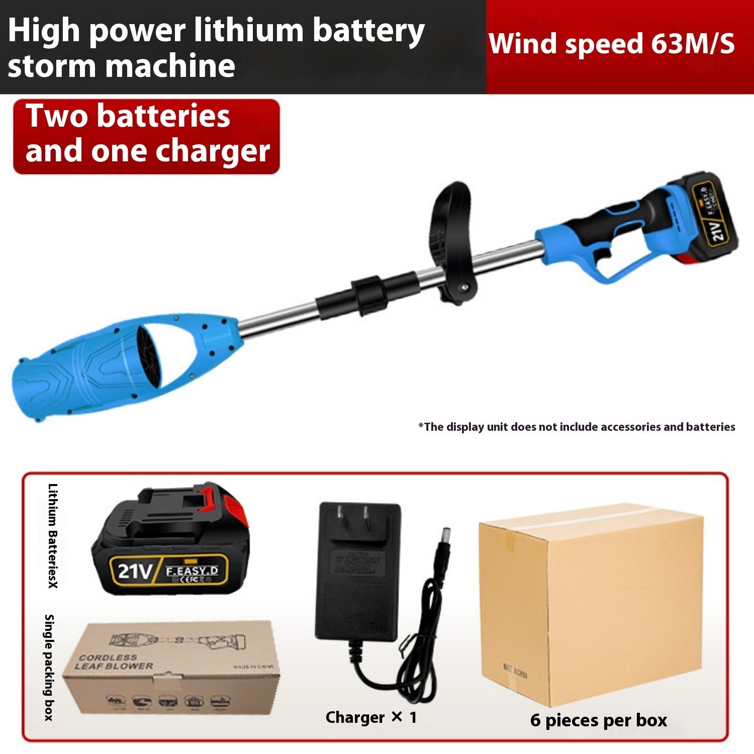 Folding Garden Leaf Blower With High Power