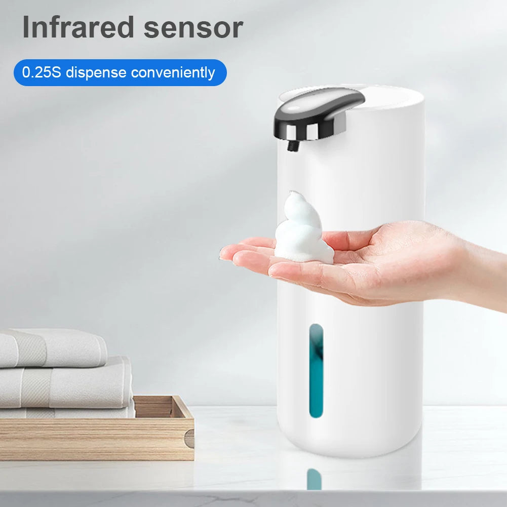 380ml Electric Sanitizer Dispenser Touchless Infrared Sensor Foam Soap Dispenser Wall Mounted Automatic Liquid Soap Dispensers