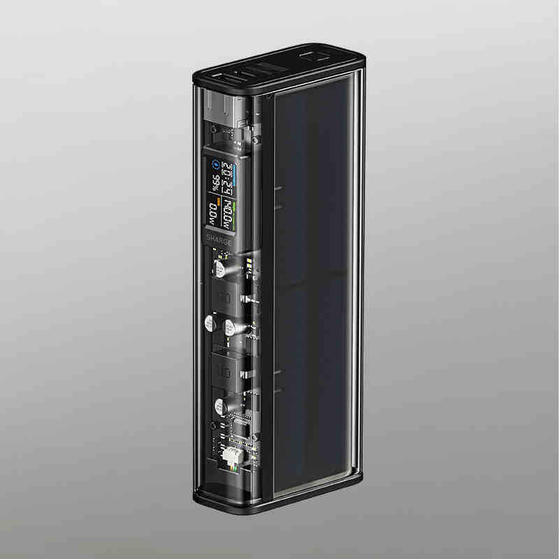 Transparent Mobile Large Capacity Portable Power