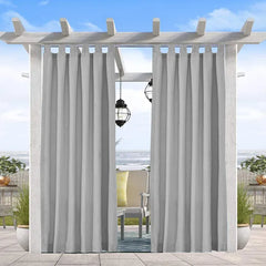 Luxury Outdoor Woolen Curtains With Straps, High-End Blackout Curtains For Living And Bedrooms, Thick And Warm, Home Decor