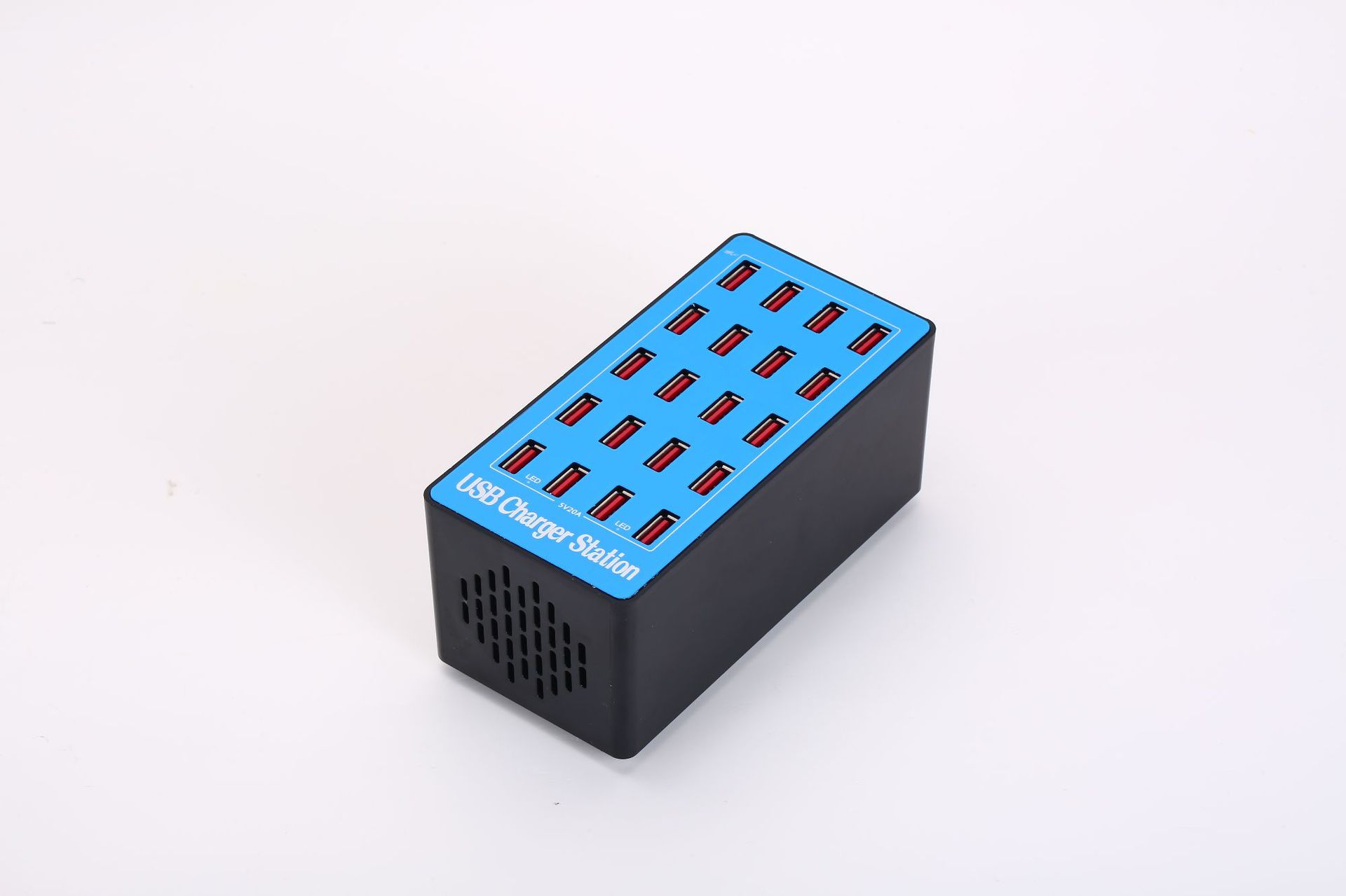 20-Port USB Mobile Phone Tablet Multi-port Charging Station