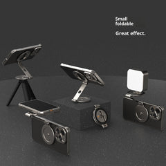 Professional Photography Cold Shoe-Port Accessories Mobile Phone Double Magnetic Bracket