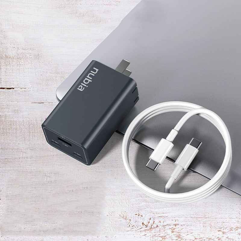 65W Gallium Nitride Charger Multi-Port Plug